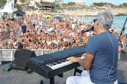 010 Claudio Baglioni - prove 28 Set 2010 prima serata O'Scia' 2010